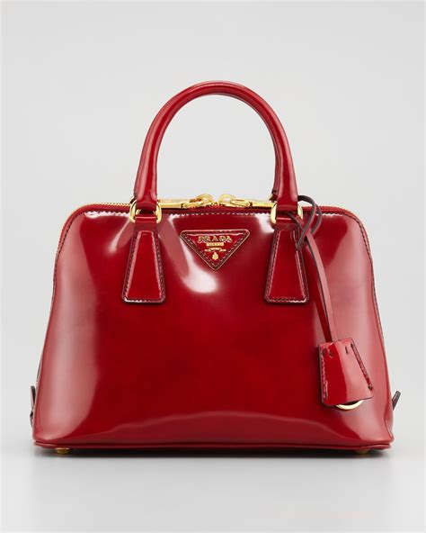 prada classic handbag|older red prada handbags.